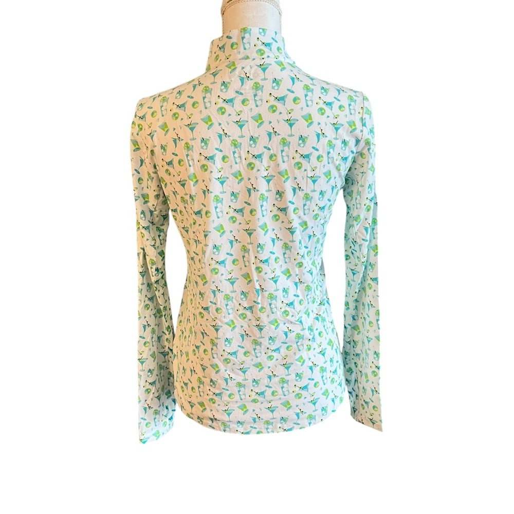 SanSoleil Kapalua Long Sleeve 1/4 Zip up 50+ Martini Small - Picture 3 of 7
